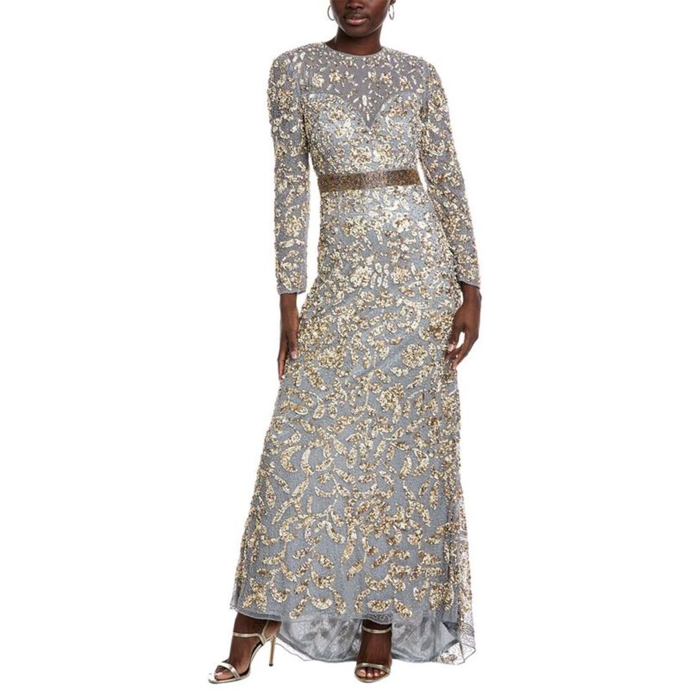 Issue New York Womens  Sequin Gown